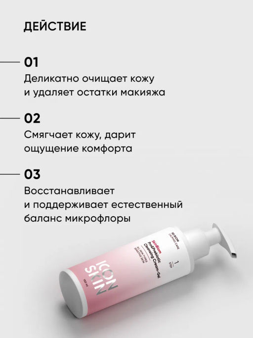 Гель для умывания с пробиотиками - Icon skin фото 2