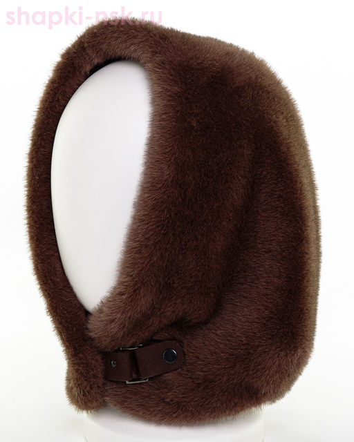 Амина экомех норка подкл.трик. Капюшон женский (56-58)