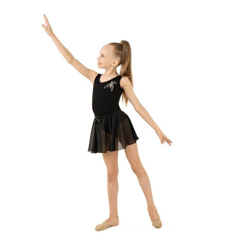 Юбка-солнце гимнастическая Grace Dance, р. 32-34, цвет чёрный  фото 6