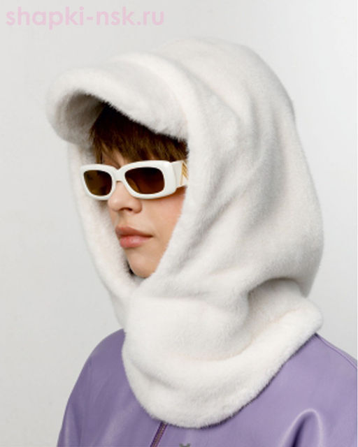 Монклер Капор женский флис экомех норка (56-58)