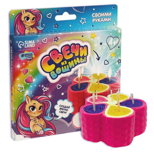 Свеча своими руками. Свечи из вощины Великолепный цветок, набор для творчества