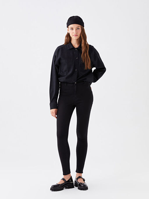 J?piter S?per Skinny Fit Kad?n Jean Pantolon