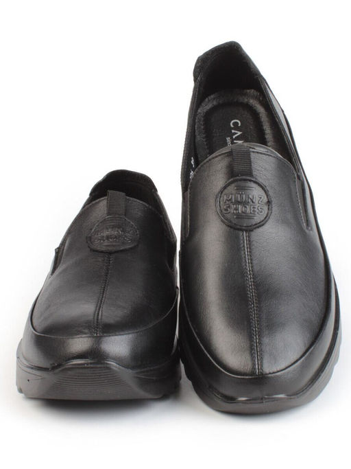 03-5306 BLACK Полуботинки женские (натуральная кожа)