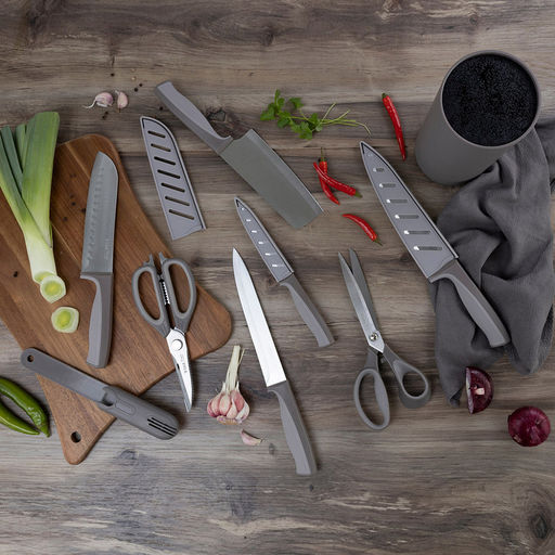 Ножницы кухонные TalleR 25,5см, s2,5мм, сталь, пластмассовые ручки с ТПР покрытием (Китай) - Домашняя мода фото 4