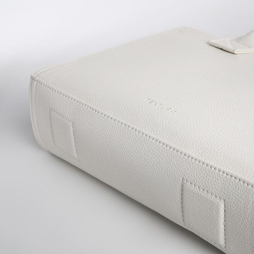 Сумка женская тоут TEXTURA на молнии, 33×9×23 см, белая