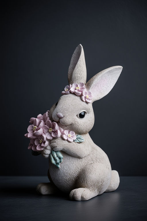 ФИГУРКА ДЕКОРАТИВНАЯ КРОЛИК 9Х9,5Х16 СМ