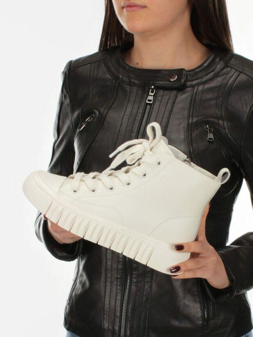 04-YSN2285-2 WHITE Ботинки женские зимние - No name фото 2