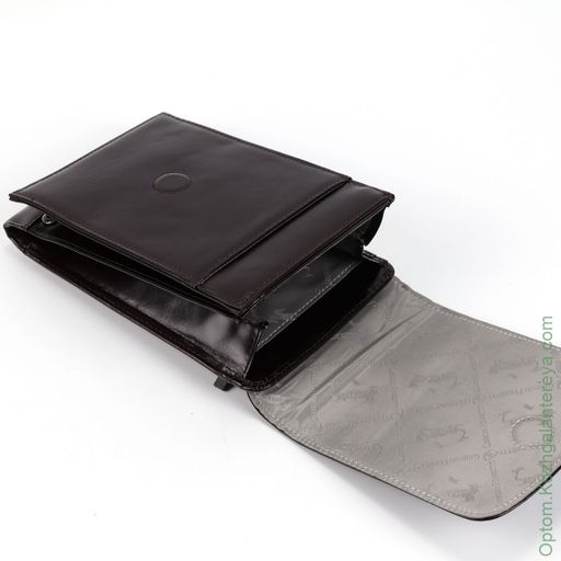 Мужская кожаная сумка-портмоне 2019958А К214 Кофе - Dff фото 2