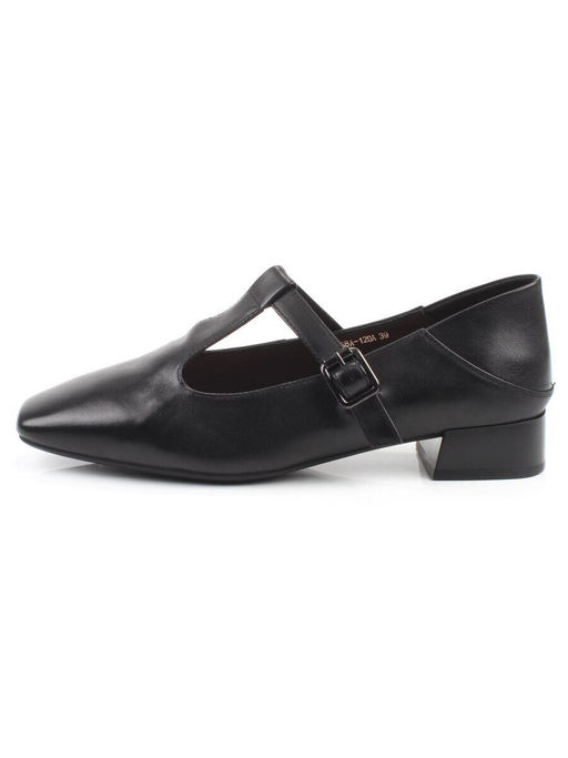 06-B68A-120A BLACK Туфли женские (натуральная кожа)