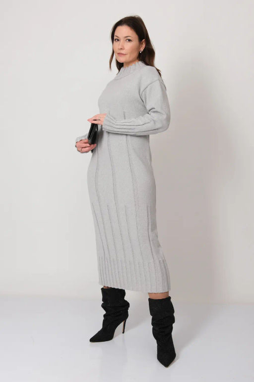 ЗЛАТА Платье И 040/св.серый