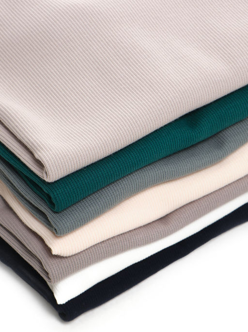 Футболка в рубчик 22-0210 зеленый