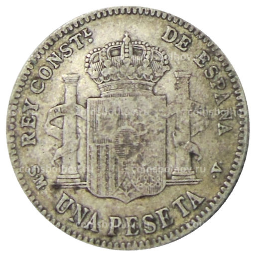 1 песета 1901 года Испания