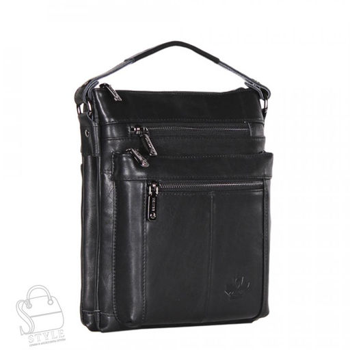 Сумка мужская кожаная 7615Z black Zinimxs
