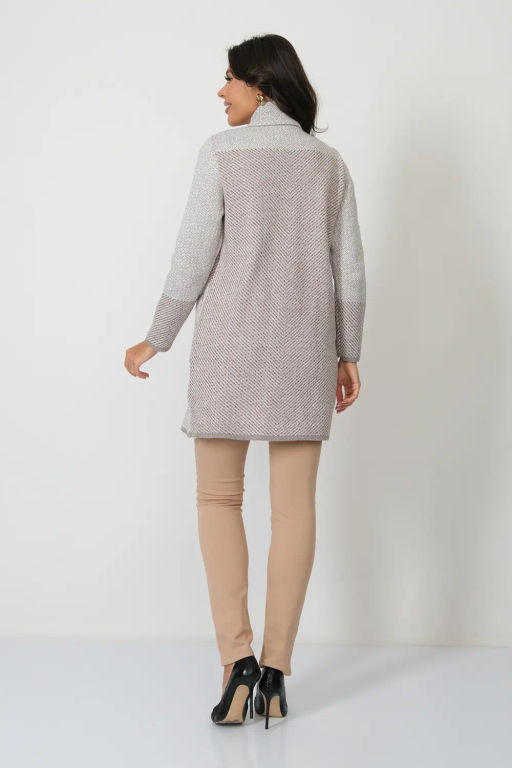 ЗЛАТА Кардиган С 2066/кофейный микс