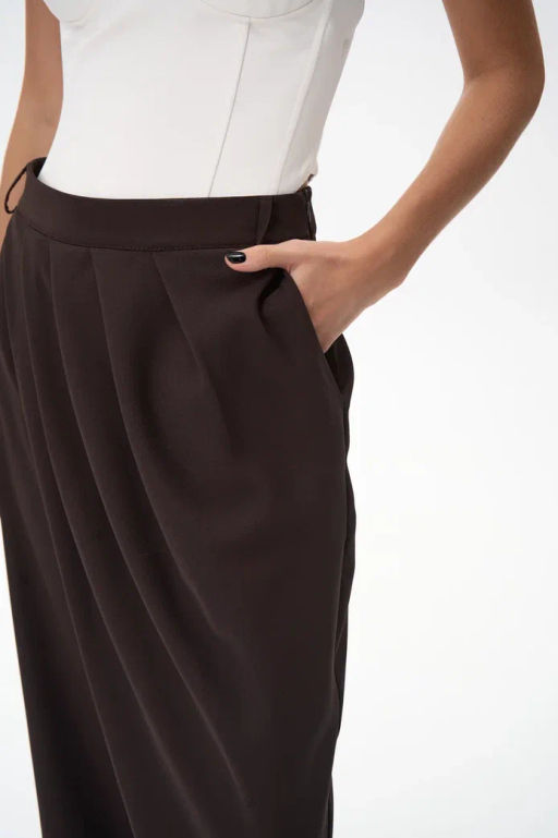 Брюки Шарлиз (шоколадный) - Эльза фото 2