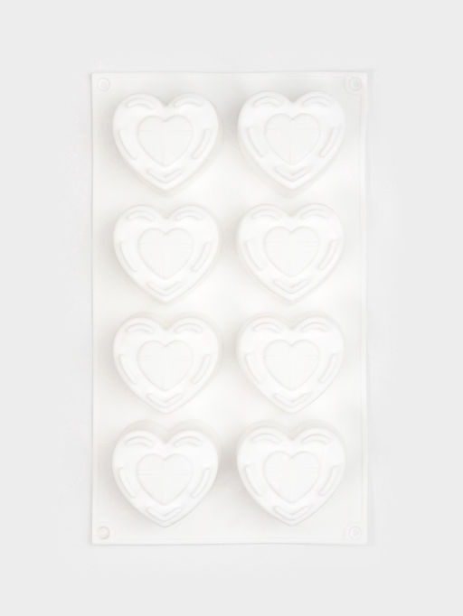 Набор кондитерский Доляна, 2 предмета: форма для муссовых десертов 29.5?17?4.3 см, молд 6.7?3.3 см