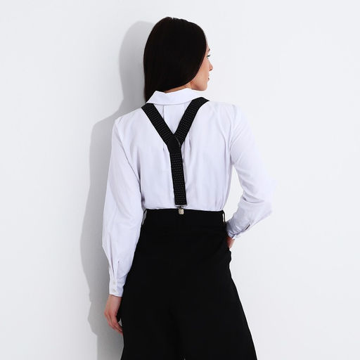 Подтяжки взрослые, ширина 2,5 см, цвет чёрный - Simaland фото 2