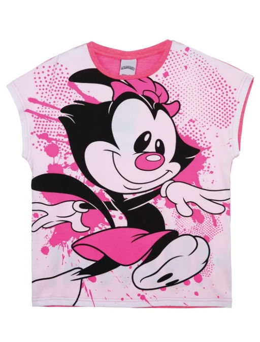 12441912 Фуфайка трикотажная для девочек (футболка)