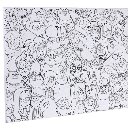 Картина по номерам Большой мир, 40х50 см, Гравити Фолз - Disney фото 3