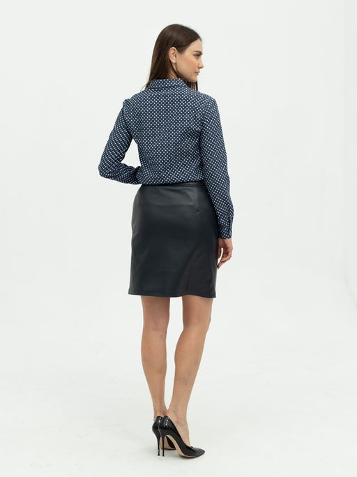 юбка из экокожи 895-0583 - Трика фото 8