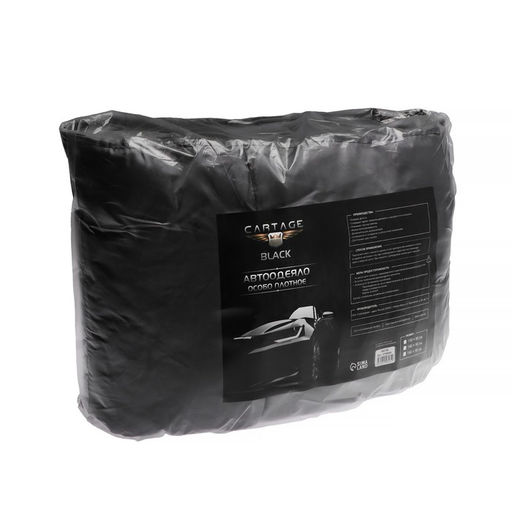 Автоодеяло для двигателя Cartage, 16090 см, плотное, чёрное фото 2