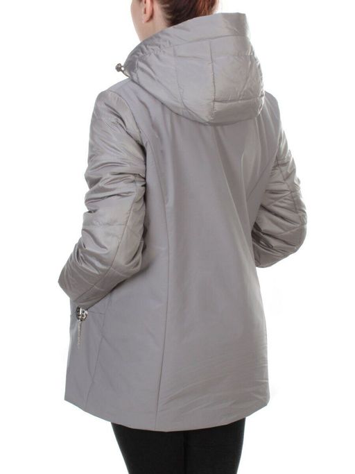 6021 GRAY Куртка демисезонная женская DATURA (100 гр. синтепон) - Fashion фото 4