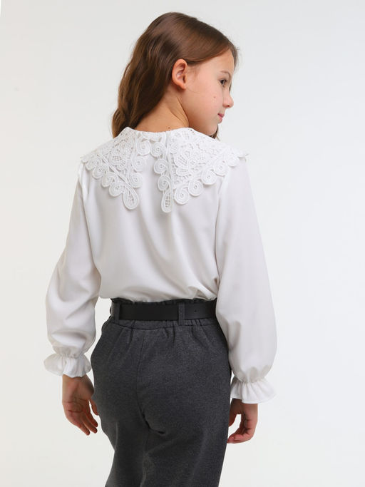 Блузка для девочек - Синий мир фото 4