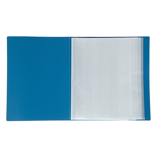 Папка с 100 вкладышами А4, корешок 40 мм, 700 мкм, Calligrata, текстура «песок», синяя