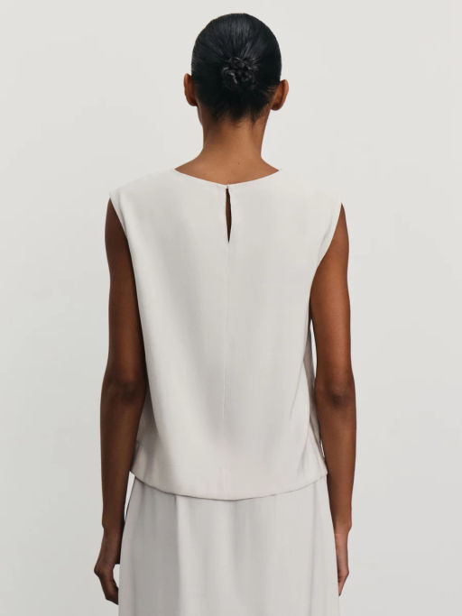 Топ из вискозы прямого кроя / Zarina  фото 5