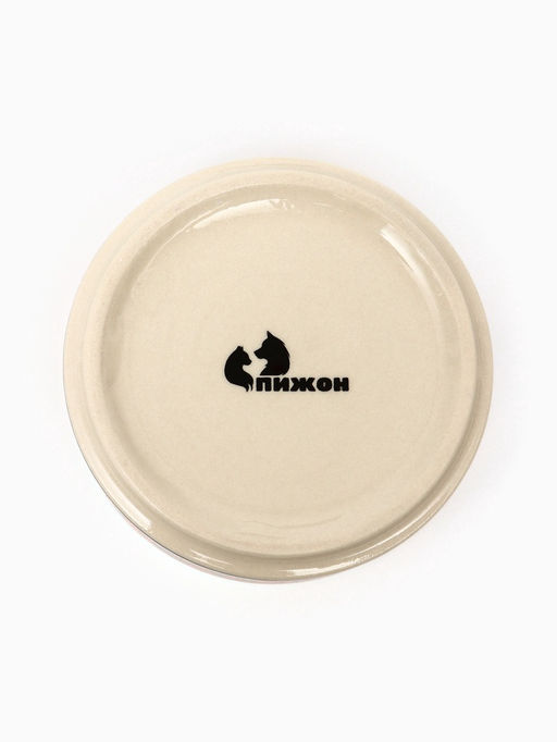 Миска керамическая Ночные кошки 200 мл, 10.54 см, красная - Пижон фото 6