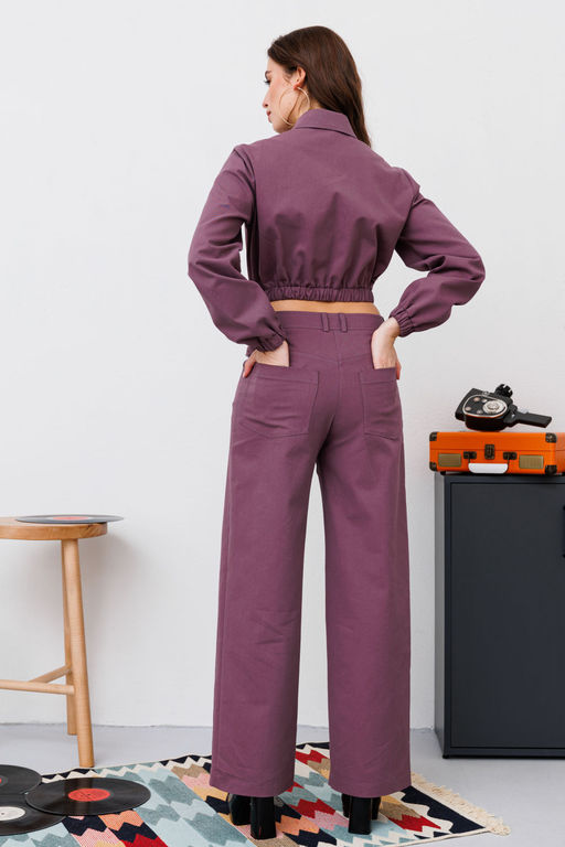 Костюм NIKVA н483-1 черника  фото 2