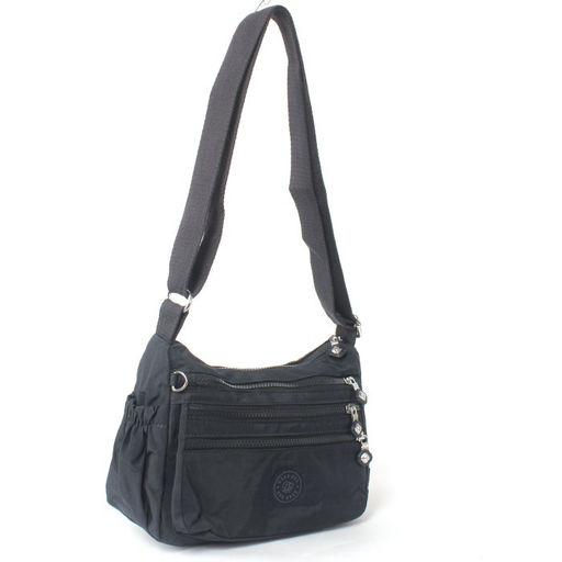 Сумка женская текстиль BoBo-3110, 1отд, плечевой ремень, синий 266011