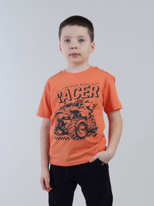 CRB wear / CSKB 64010-29-431 Футболка для мальчика,оранжевый/Ex.Cherubino