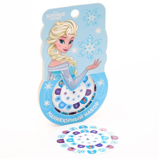 Цена за 2 шт. Наклейки для ногтей детские, Холодное сердце