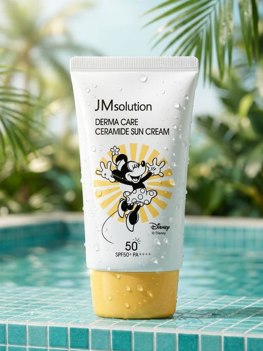 JMsolution Солнцезащитный крем с церамидами / Derma Care Ceramide Sun Cream SPF50+/PA++++ Disney Minnie, 50 мл