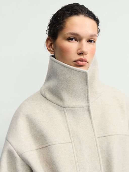 Парка из пальтовой ткани на кулиске / Zarina  фото 10