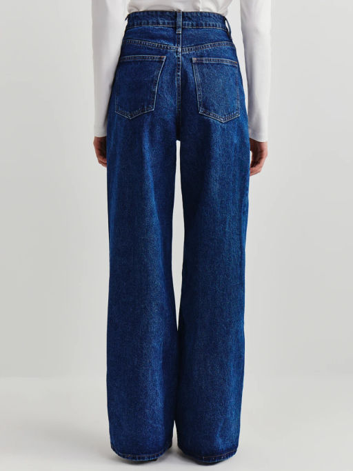 Широкие джинсы с высокой посадкой WIDELP0826CL104-104 / Zarina фото 6