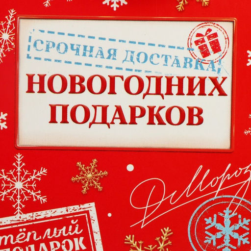 Цена за 5 шт. Коробка складная «Новогодняя почта», 9 х 19 х 6 см