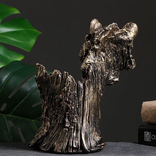 Подставка для бутылки «Тигр», под бронзу, 16×18×24 см