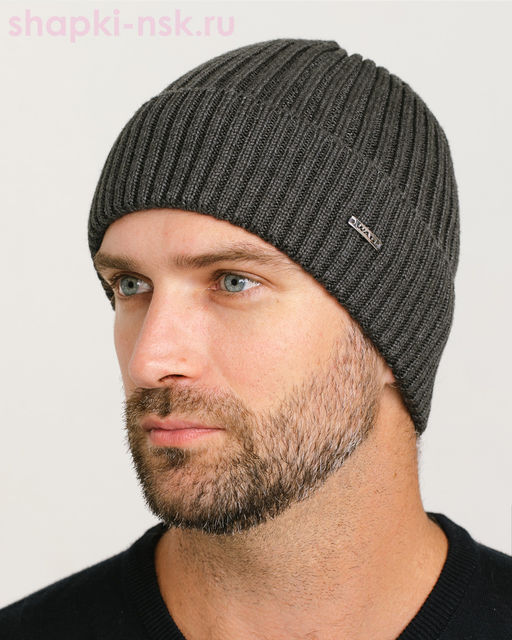 386 T Шапка мужская (56-58)
