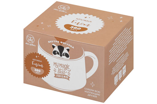 Кружка 380 мл 13,5*10*8,3 см Енот - Elan gallery фото 10