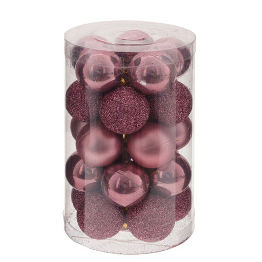 Набор из 25шт Украшение новогоднее "Шар", D 3 см, L8 W8 H13 см