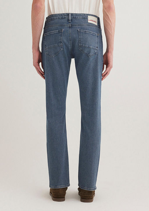 Marcus Krmzbyz Vintage Mavi Jean Pantolon  фото 5