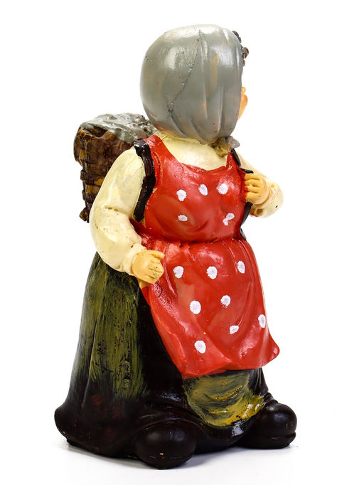 Садовая фигура из полистоуна «Бабушка с гусем», 10×10×20 см, Greengo