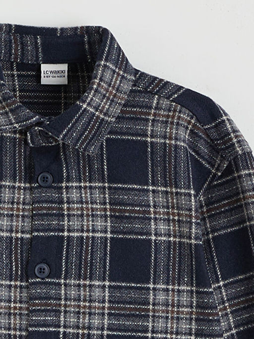 Ekose Erkek ?ocuk G?mlek Ceket