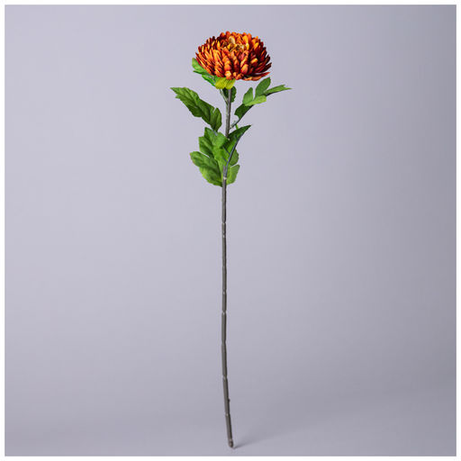 ЦВЕТОК ИСКУССТВЕННЫЙ АСТРА ДЛИНА=58СМ , ЦВЕТ КРАСНОЕ ДЕРЕВО - Lefard фото 2