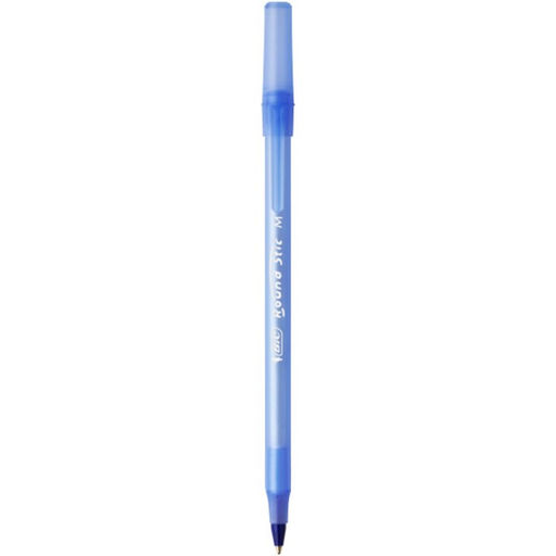 Цена за 2 шт. Набор ручек шариковых 4 штуки BIC "Round Stic Classic", узел 1.0 мм, среднее письмо, синие чернила