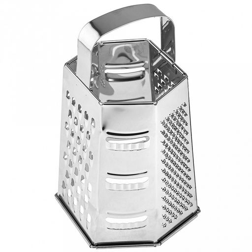 Терка из нержавеющей стали шестигранная ручка из нержавеющей стали 19,5см, основание 11,8х10,5см Кулинар (Китай) - Домашняя мода фото 2