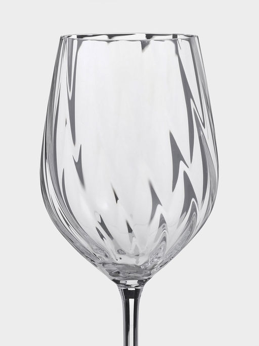 Бокалы для вина CRYSTAL BOHEMIA CREX OPTIC, 480 мл, набор 2 шт., стекло, прозрачные