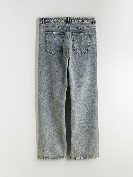 B?y?k Beden Straight Fit Kad?n Jean Pantolon